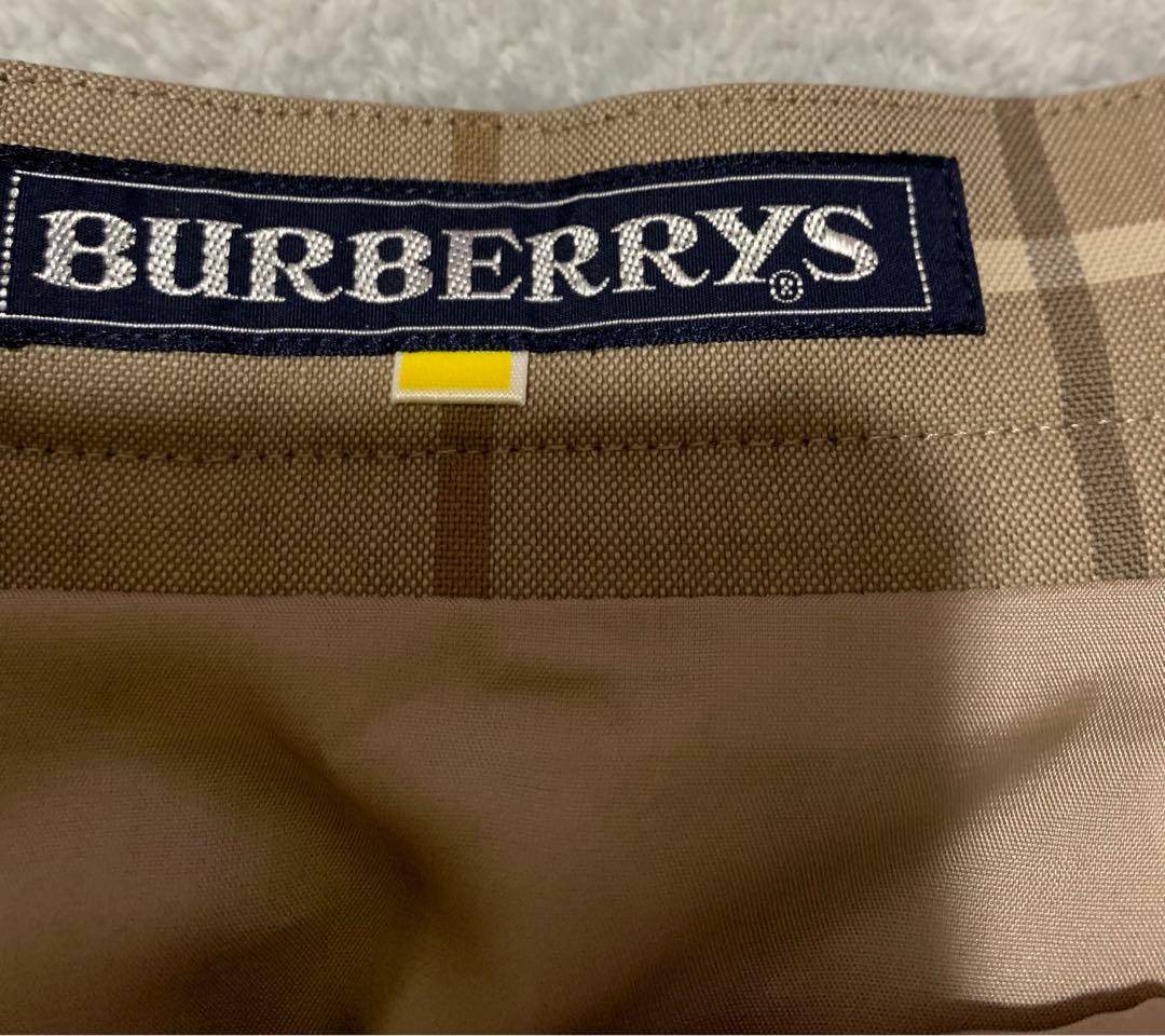 ⭐️美品　Burberry チェック　レディース　スカートスーツ　ウール100%