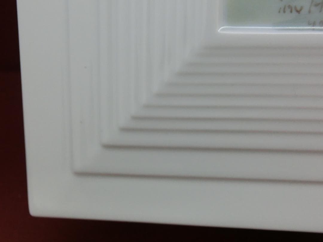 【マイセン】陶板画・白い薔薇