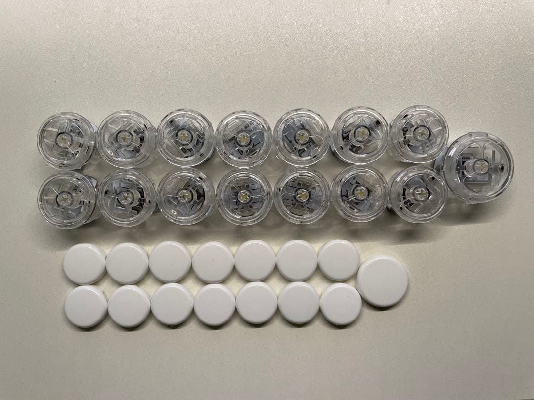 Flashtap静音 24mm×14個 + 30mm×1個　キャップ付き