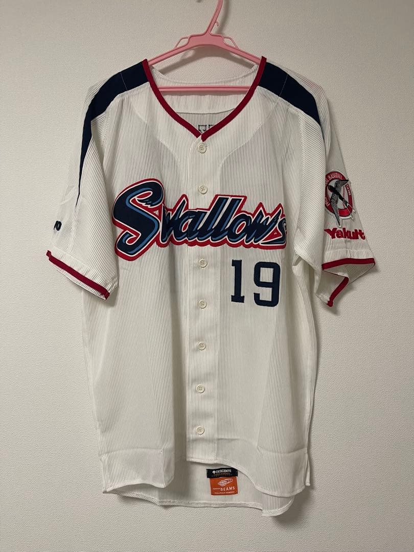 ヤクルトスワローズ　石川雅規　ユニフォーム　つば九郎