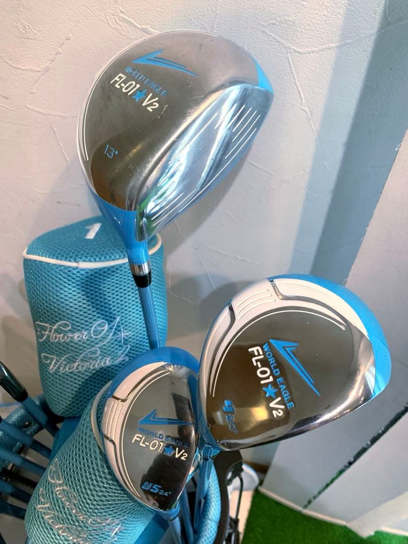 美品　現行品　ワールドイーグル　レディースゴルフクラブ 本格フルセット　プロ推進