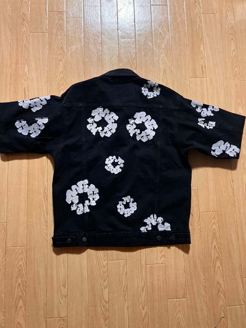 Levi's コラボDenim tearsデニムジャケットブラックS