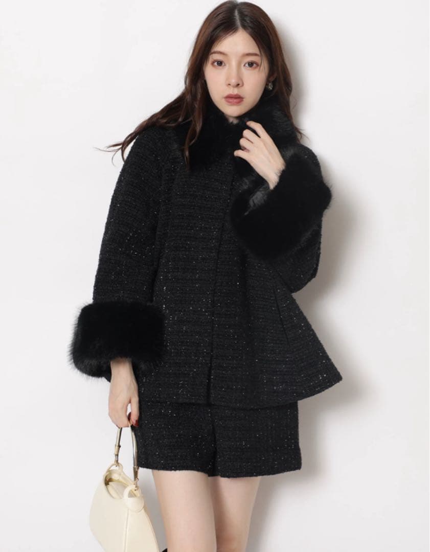 Rirandture￤ツィードハイウエストショートパンツ