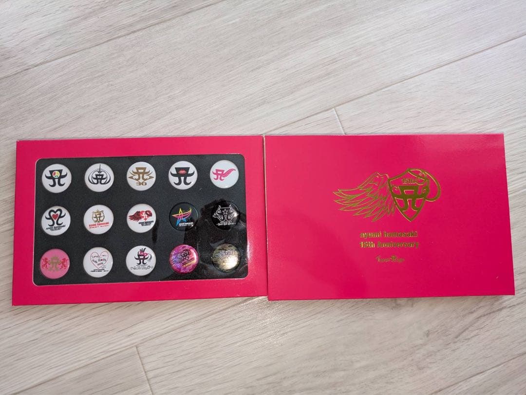 浜崎あゆみ ファンクラブ会報 グッズ 缶バッチ ポストカード 写真集 文房具