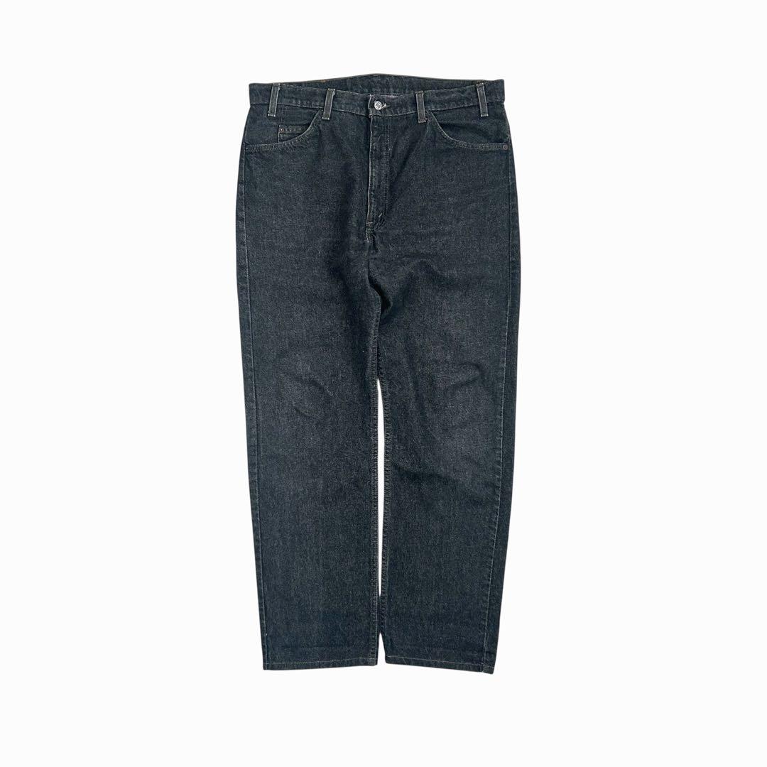 ざ*ん様 90s Levi's 505 先染めブラック USA製 w38 オレン