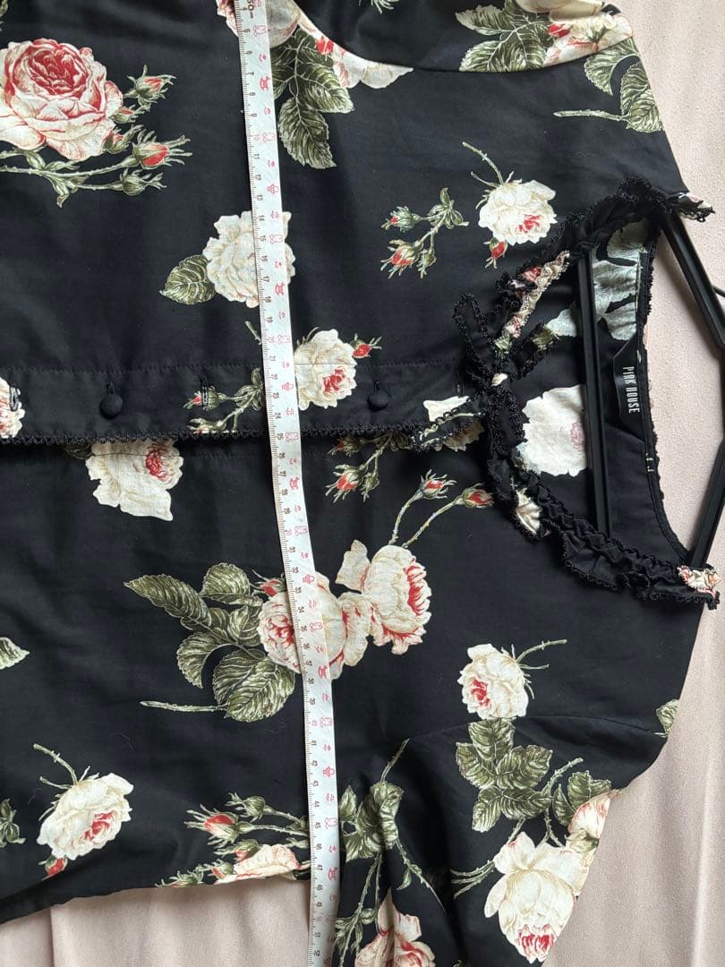 美品！ PINK HOUSE 花柄 五分袖チュニック