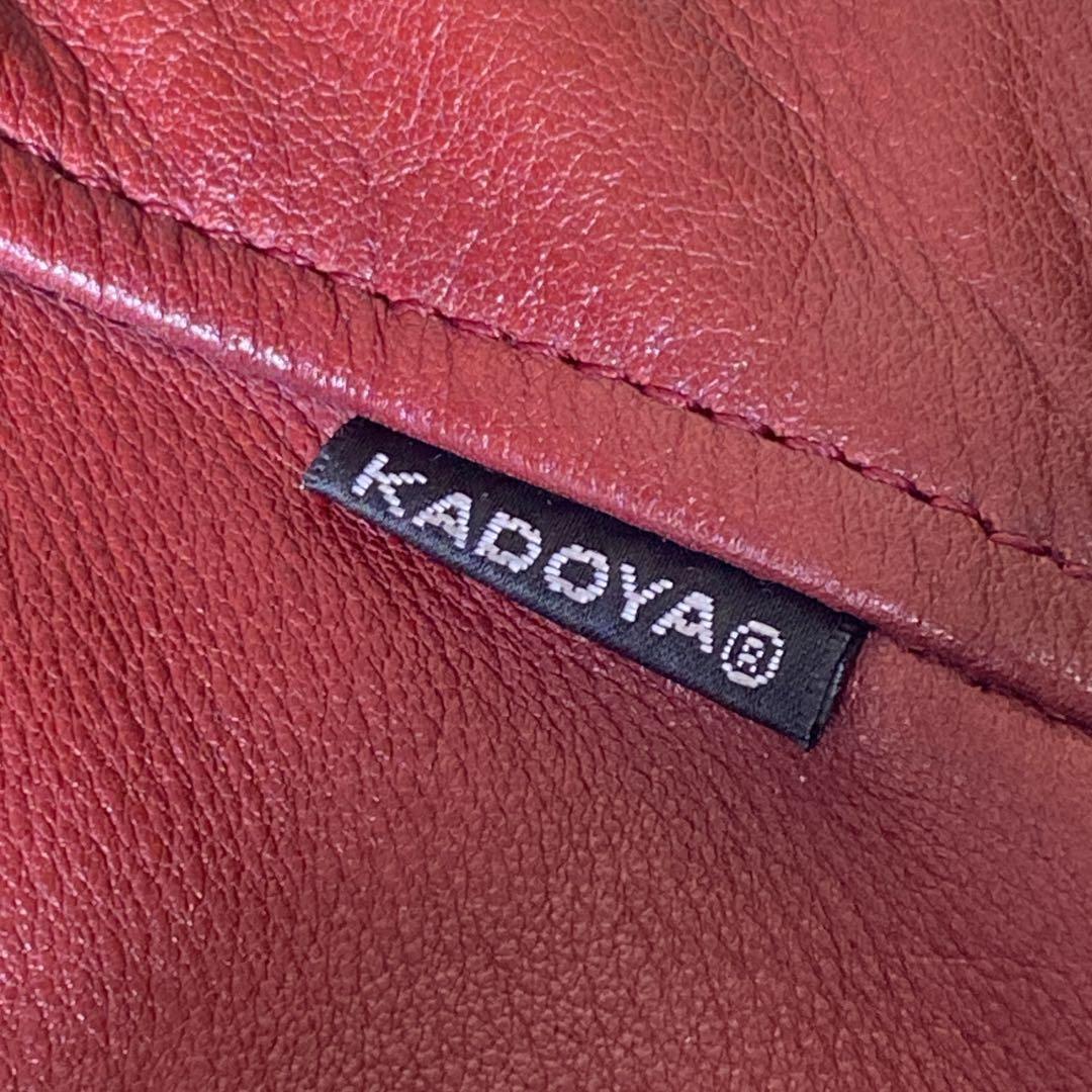 美品　KADOYA カドヤ MR-LOADED レザージャケット　ライダース