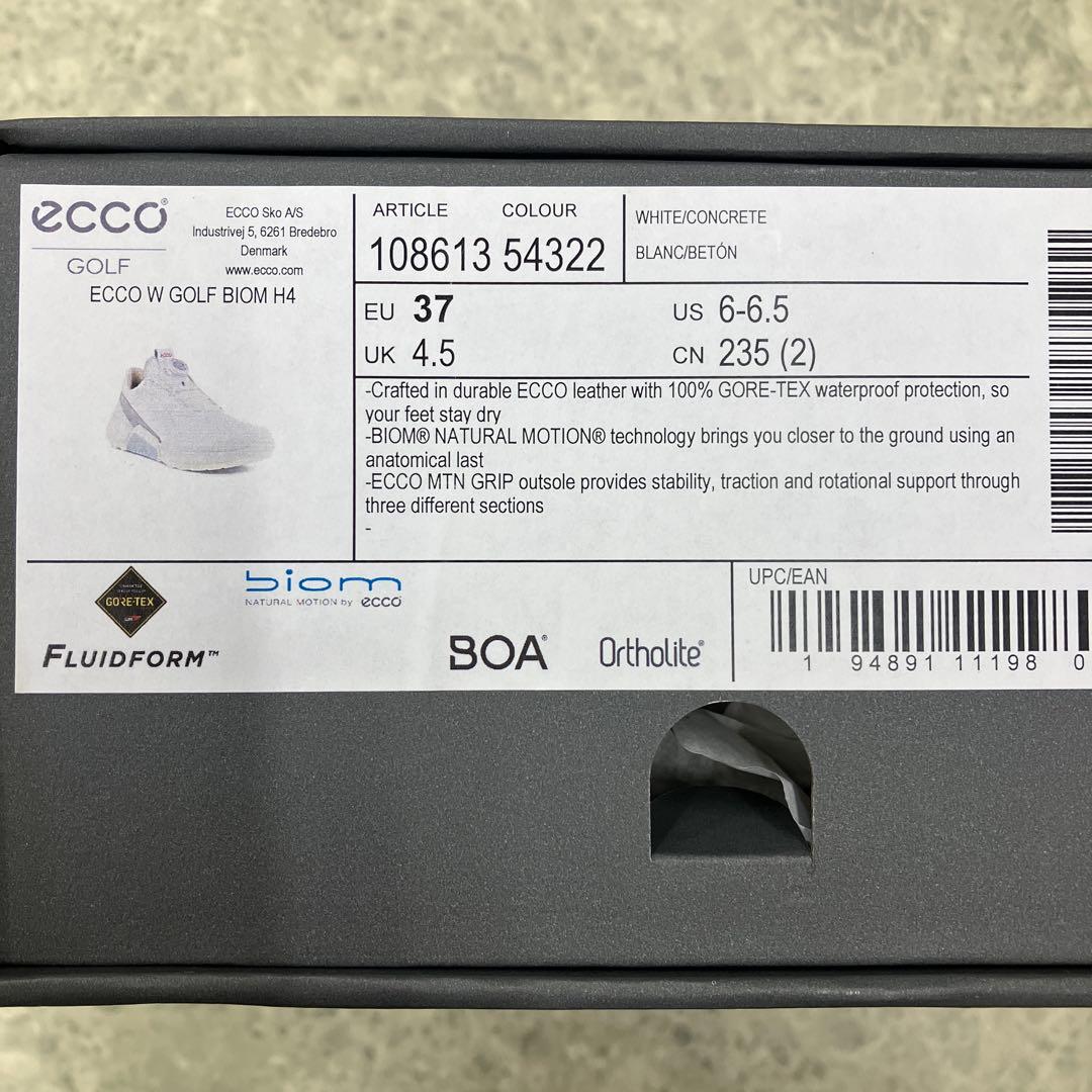 ECCO bion natural motion ホワイト ゴルフシューズ