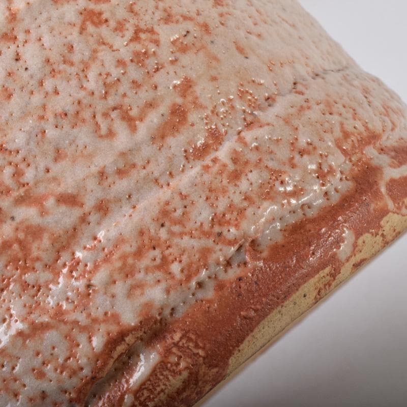 茶道具　本阿弥光仙作　志野焼　絵志野　山水文　水指　共箱　C　7514