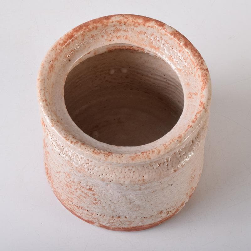 茶道具　本阿弥光仙作　志野焼　絵志野　山水文　水指　共箱　C　7514