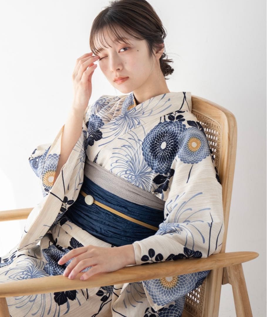 残り1点！ 新品未使用未開封品　 ゆかた館グレース　人気浴衣M 5点セット