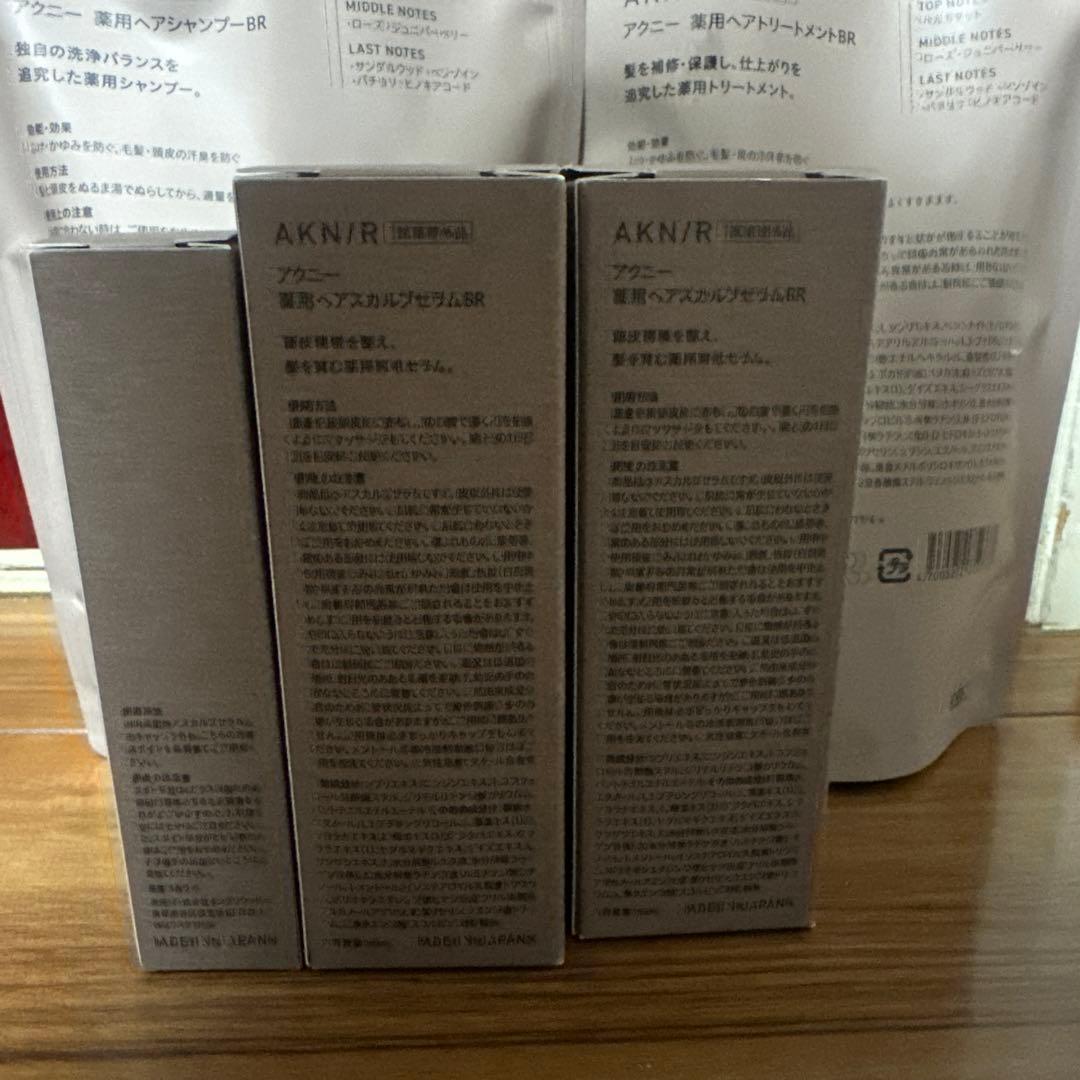 AKNIR シャンプートリートメント詰替　ヘアスカルプセラム×2