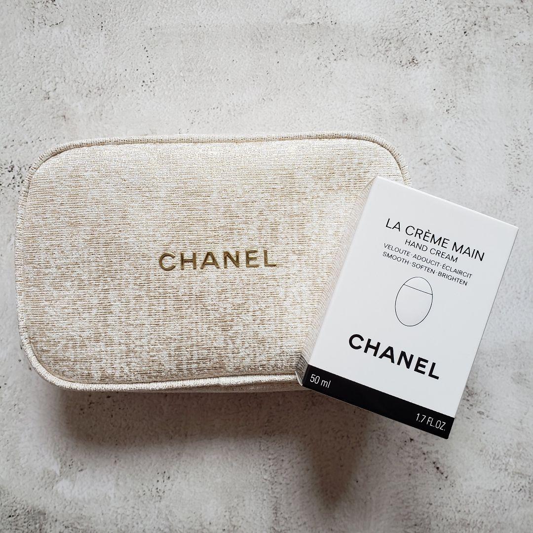 [新品] CHANEL ポーチ・ハンドクリーム セット