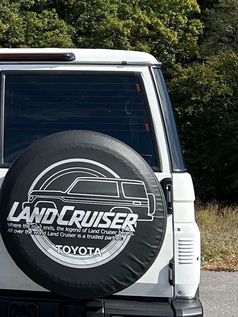 トヨタ ランドクルーザー70 純正 スペアタイヤカバー