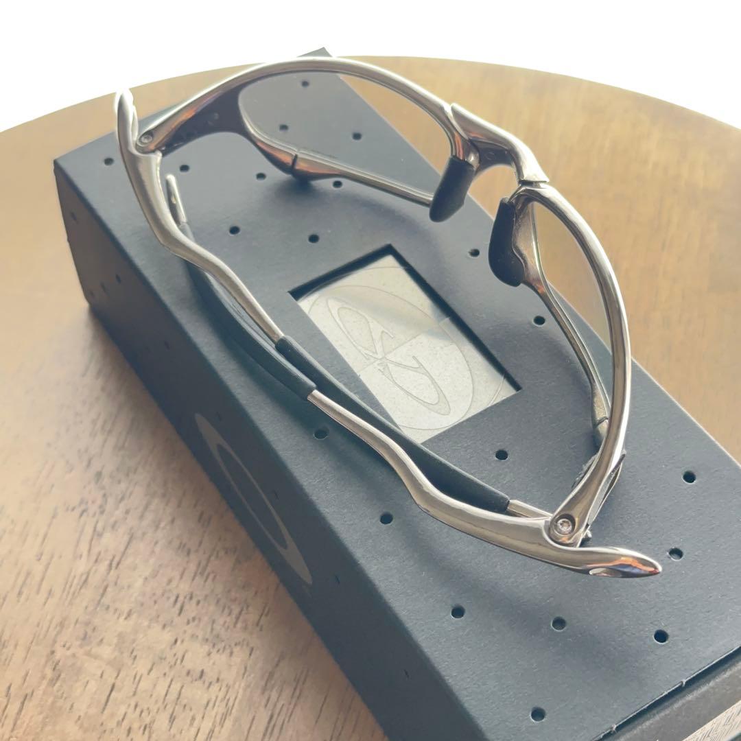 (要修理:美品)オークリー Oakley Juliet ポリッシュド/TIクリア