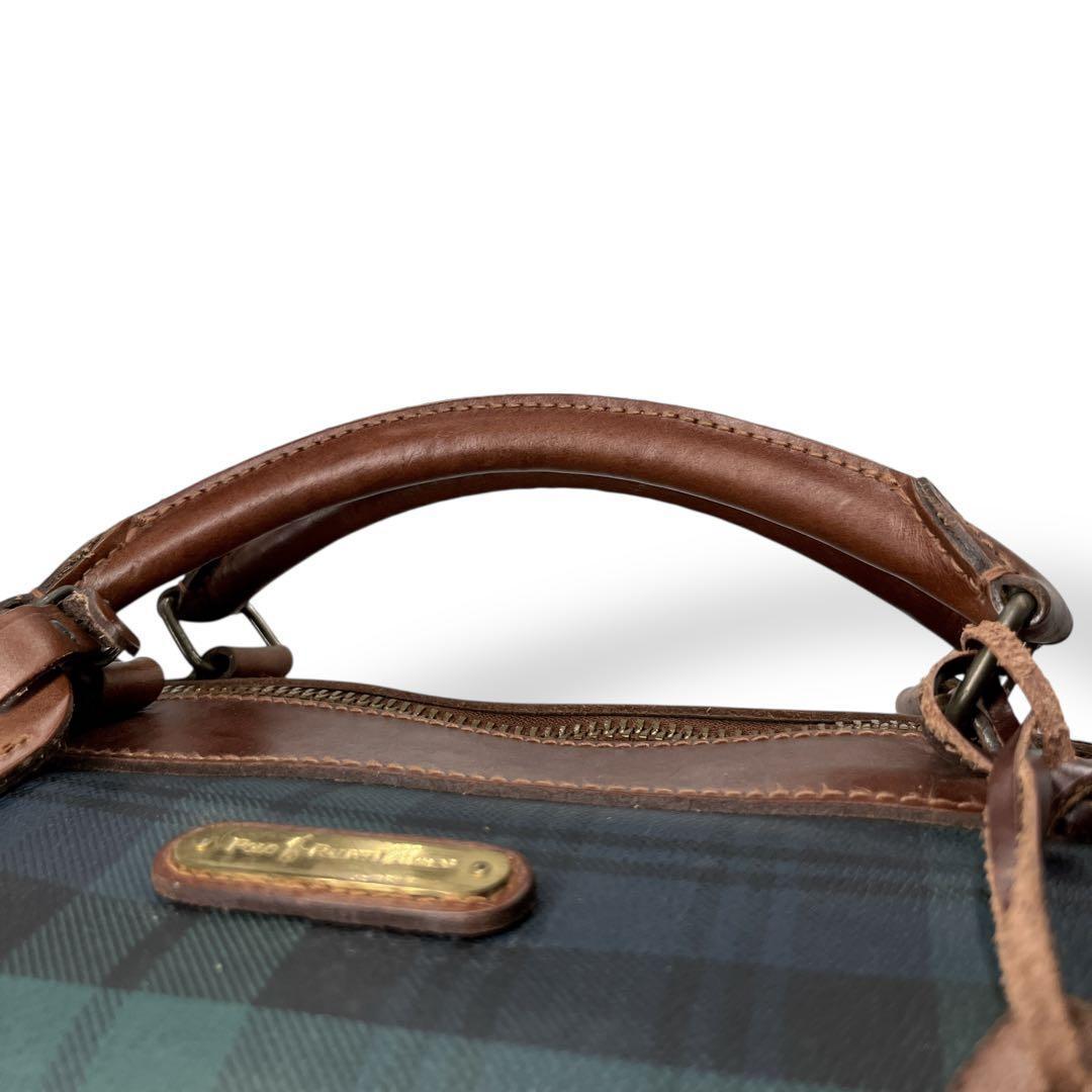 希少　ポロラルフローレン　2way ボストンバッグ　旅行カバン　チェック柄