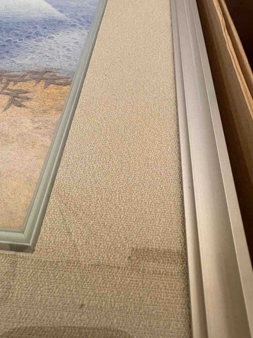 「翔」山内一生工房　富士山と鶴　和紙工芸　小原工芸品