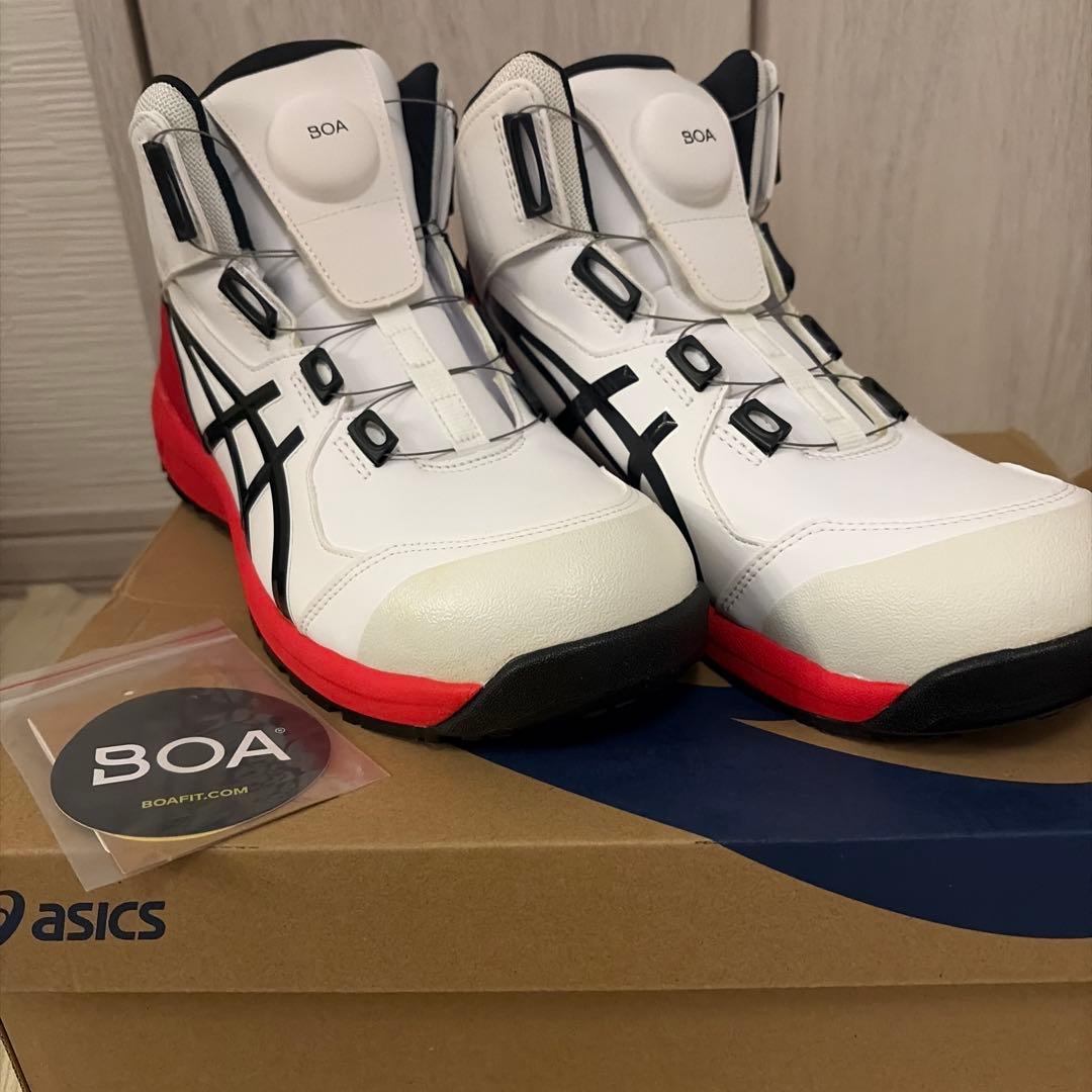 asics WINJOB CP304 BOA ホワイト✖️レッド