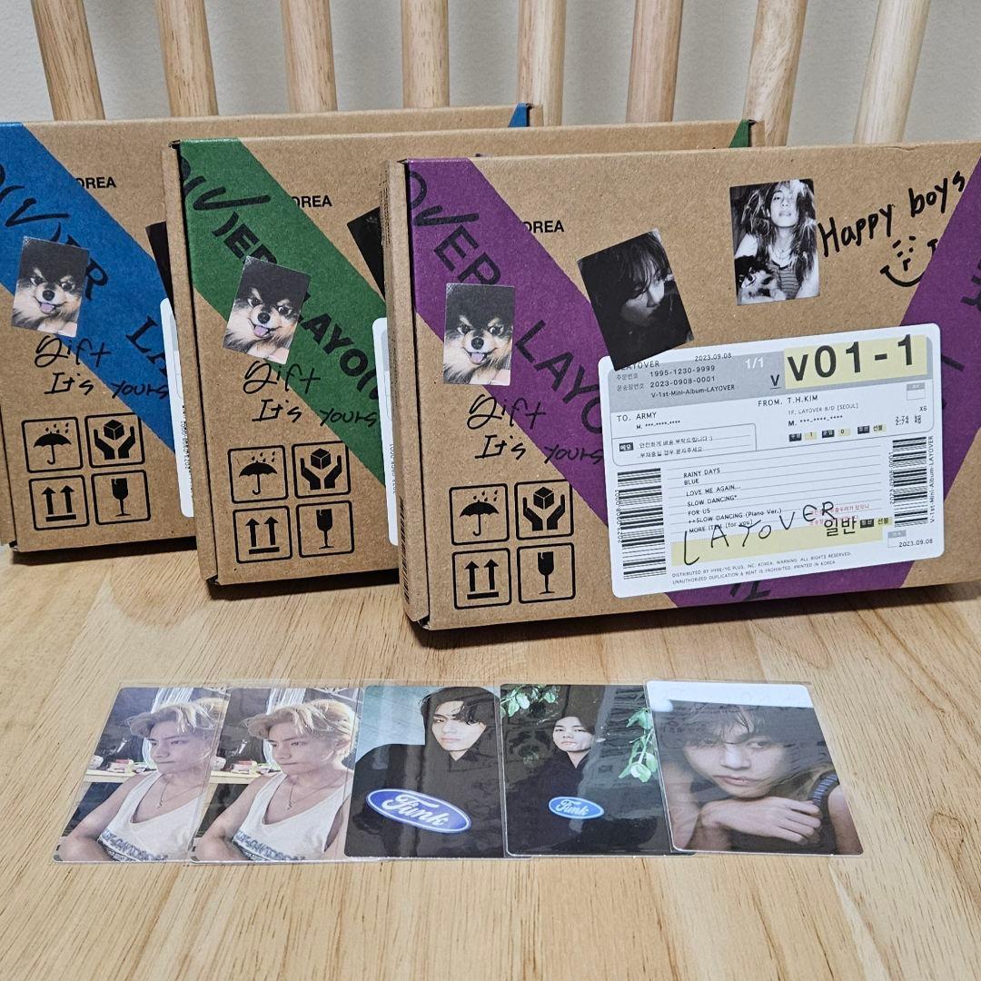 BTS テヒョン V LAYOVER 3種セット ラキドロ