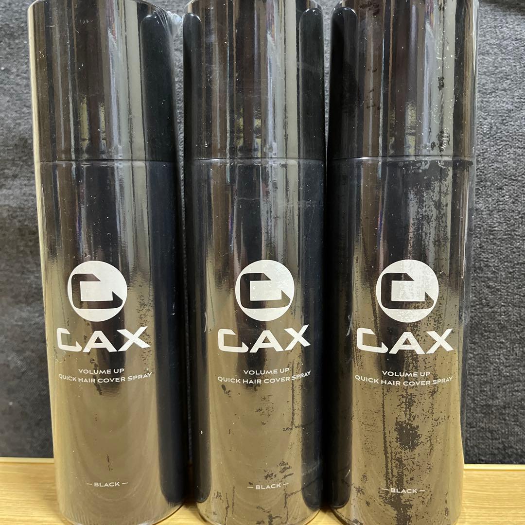 CAX QUICK HAIR COVER SPRAY ブラック 3本　150g