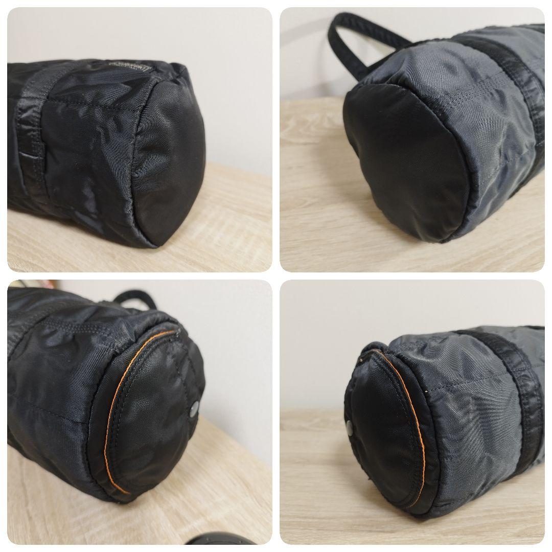 【美品】廃盤品　PORTER タンカー ドラムバッグ S ミニボストン ブラック
