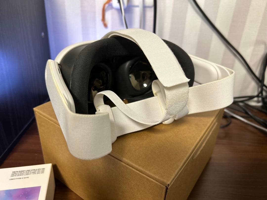  Quest 3 128GB VRヘッドセット＋リンクケーブル