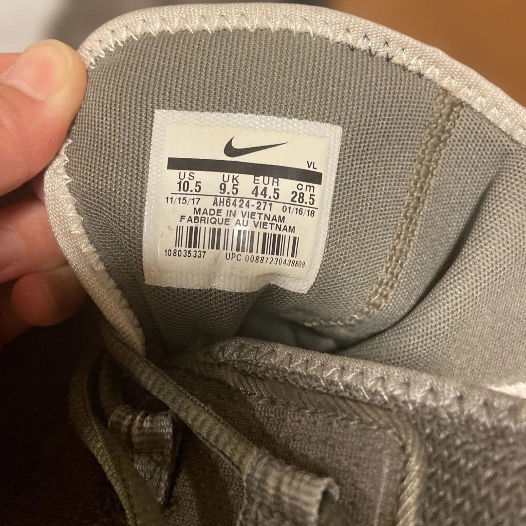 Nike FORCE SAVAGE アメフトスパイク　カーキ　ハイカット28.5