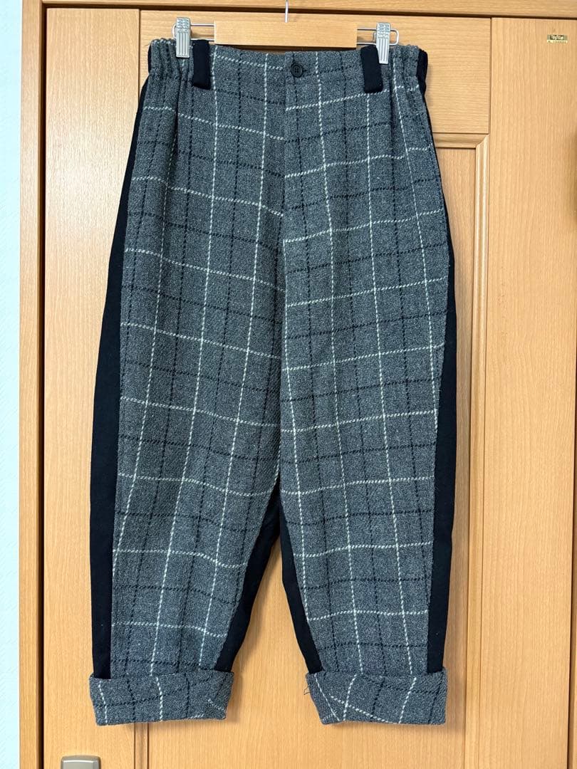 『m-mefu』チェックパンツ