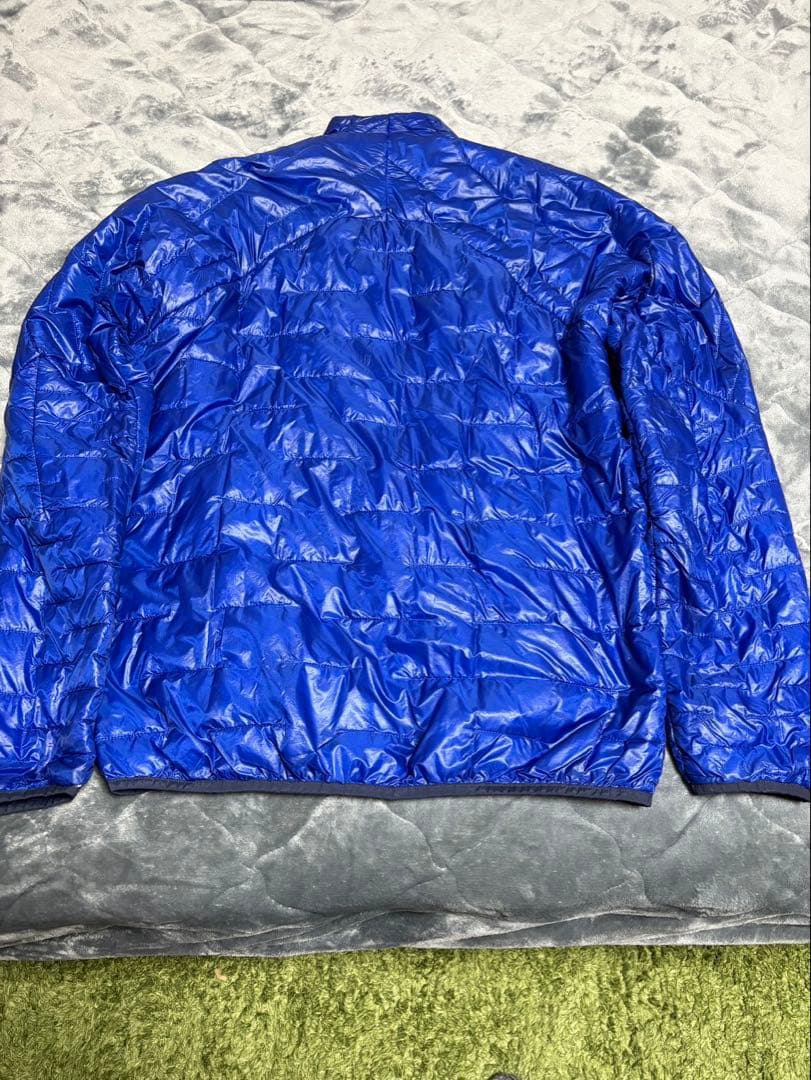 patagonia キルティングジャケット 青