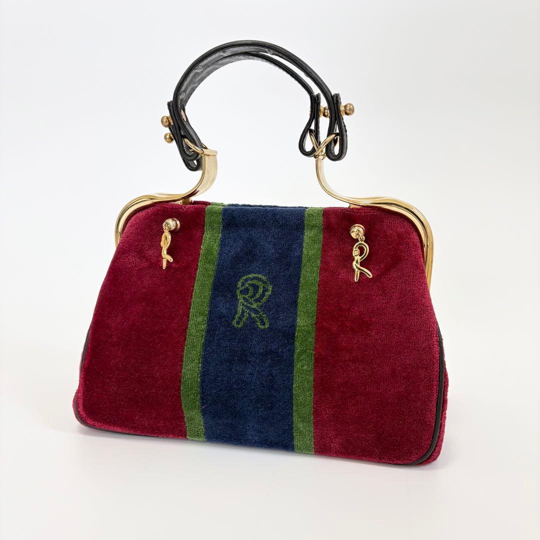 希少　ロベルタディカメリーノ　ハンドバッグ　カラベラ　ヴィンテージ　レトロ