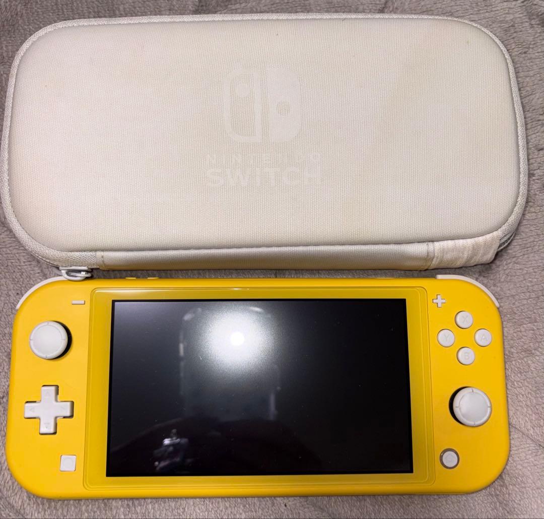 Nintendo Switch Lite イエロー ケース付き