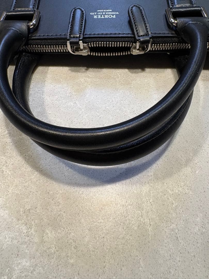 新品未使用　PORTERポーター　ブラック本革ビジネス　アベニューブリーフケース