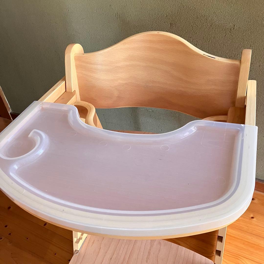 【美品】KATOJI カトージ プレミアムベビーチェア ハイチェア