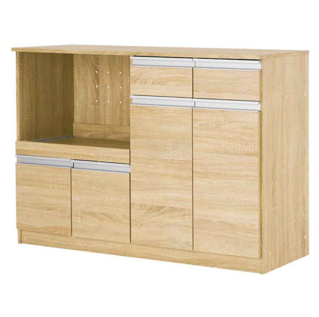 ぴっちゃん　キッチンカウンター 北欧風 118cm 収納 カウンター