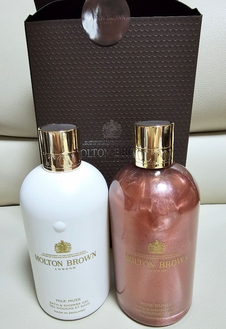 【新品】モルトンブラウン 「ローズデューン」「ミルクムスク」２本
