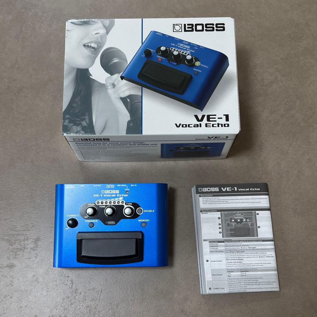 ほぼ新品 BOSS VE-1 Vocal Echo ボーカル用エフェクター