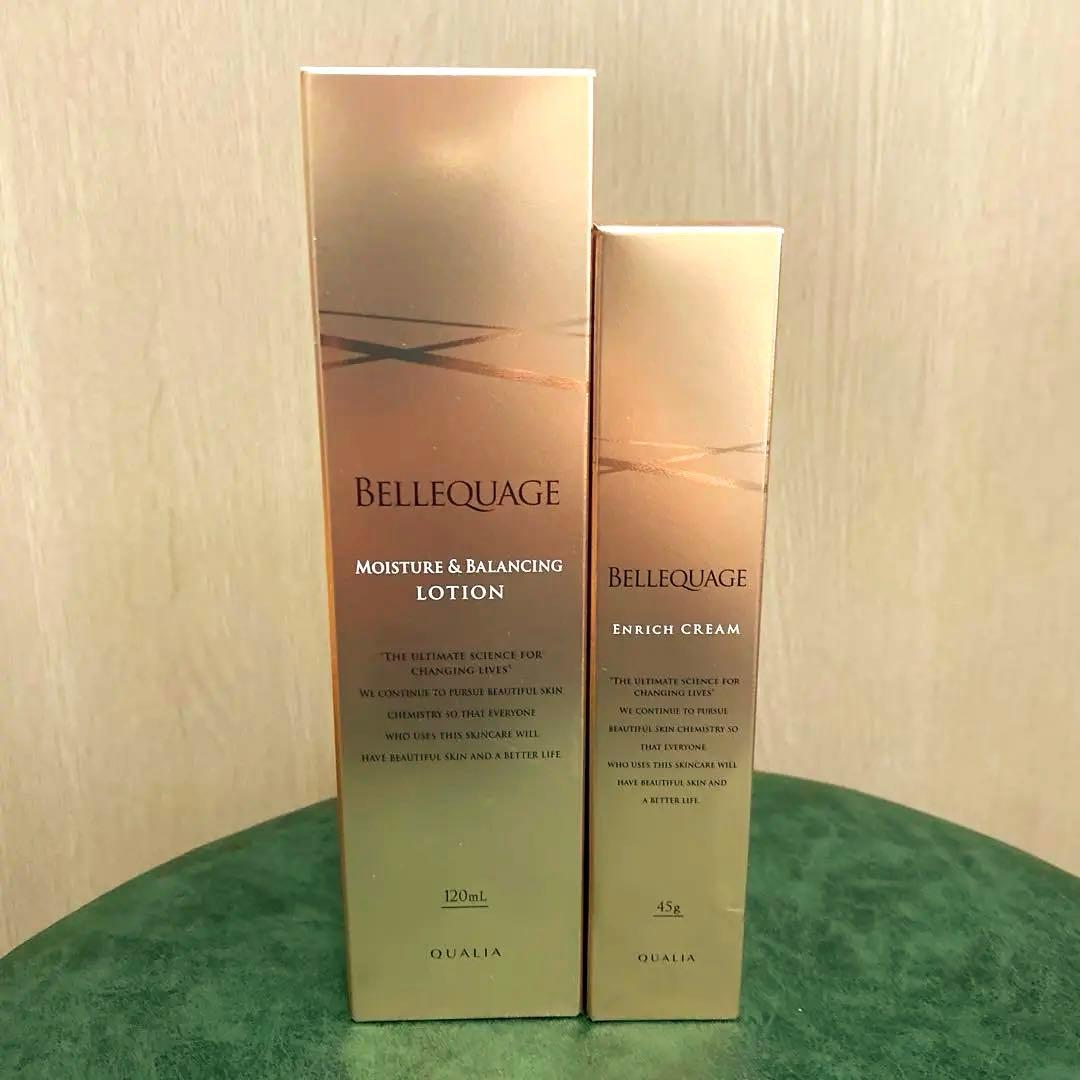 値下げしました！クオリアBELLEQUAGE 化粧水、クリームセット