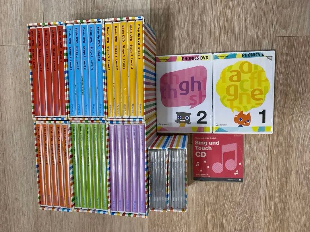 中古 ワールドワイドキッズ worldwidekids 子供向け教育DVDセット