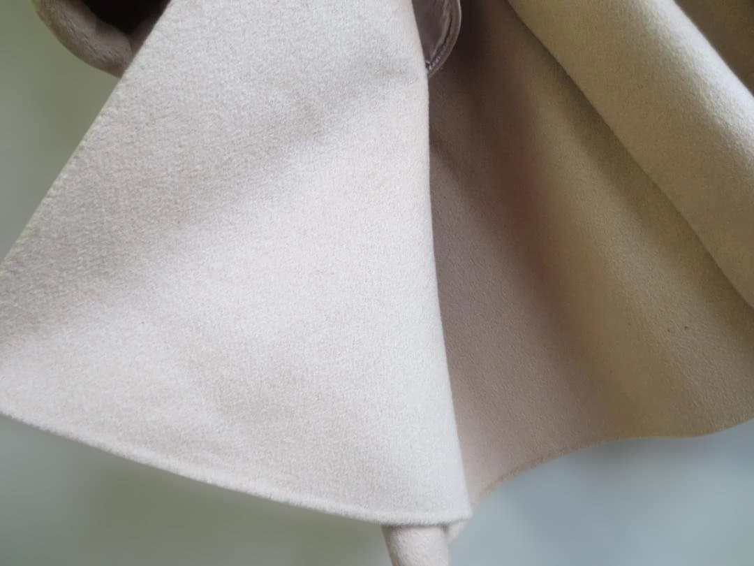 KIMIJIMA カシミヤ 100%エンバミンク襟コートWフェイス一枚仕立て