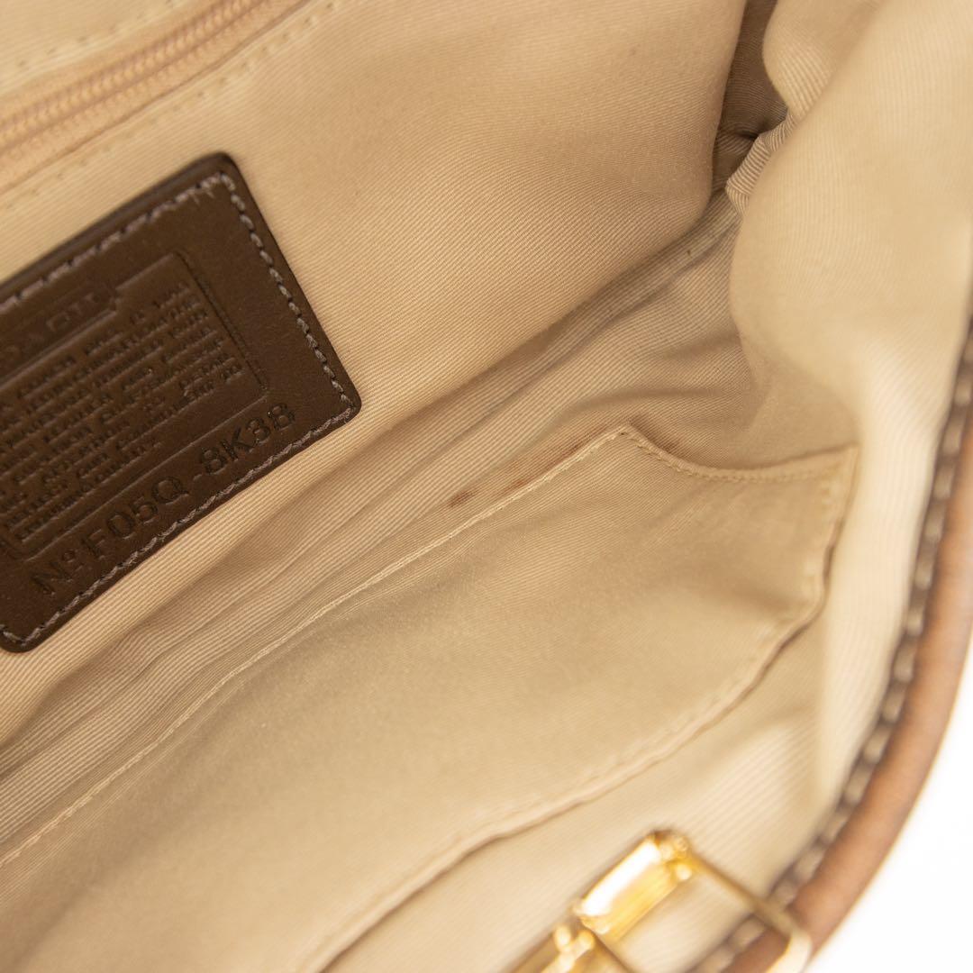 A145【COACH／コーチ】ソーホー　ハンドバッグ　ワンショルダー　シグネチャ