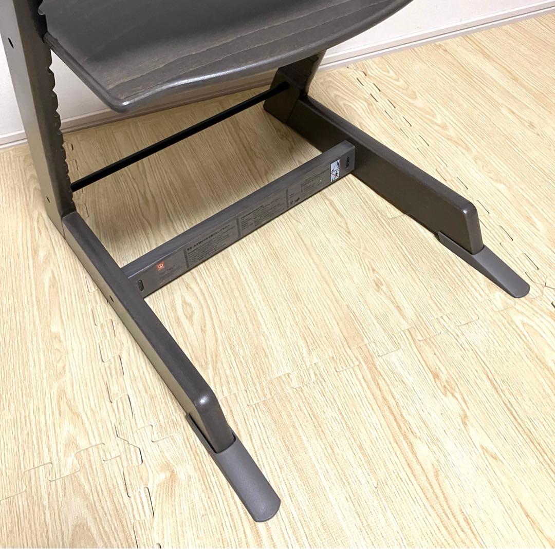 ✨美品✨送料無料 ストッケ トリップトラップ ベビーガード付 ヘイジーグレー