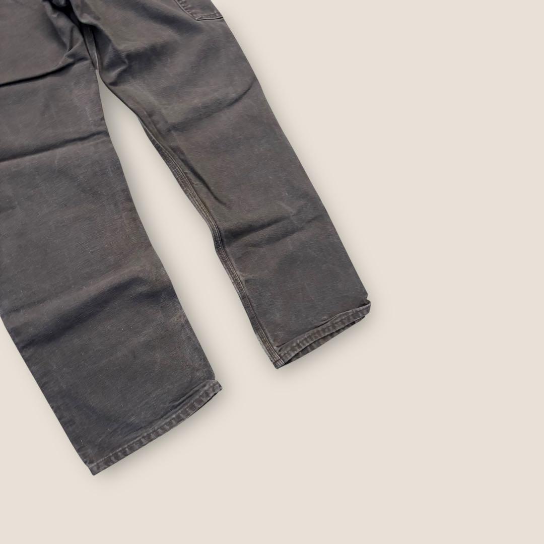 90’s USA製 Carhartt ダブルニーパンツ シルバーグレー w34