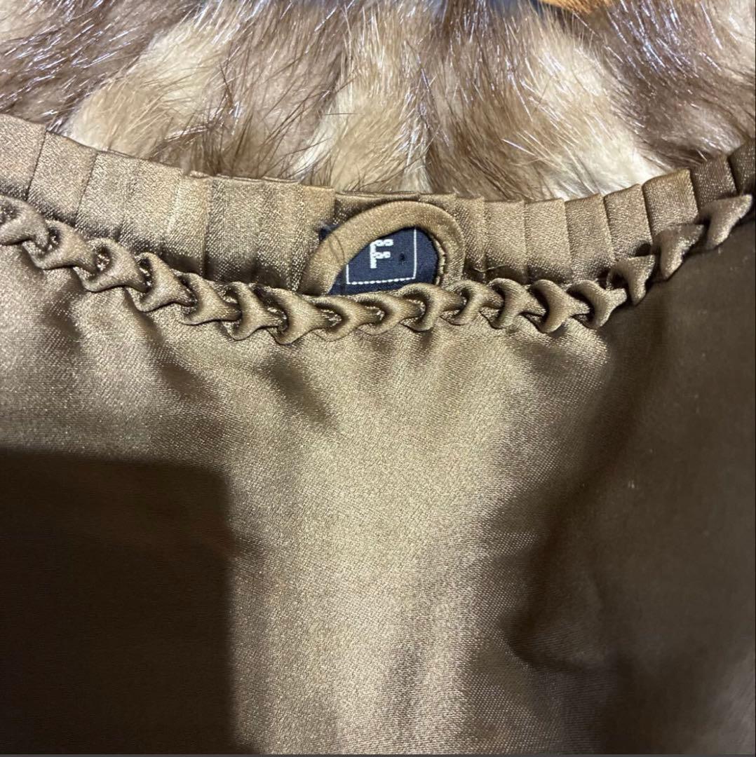 ミンク　ハーフコート　リアルファー