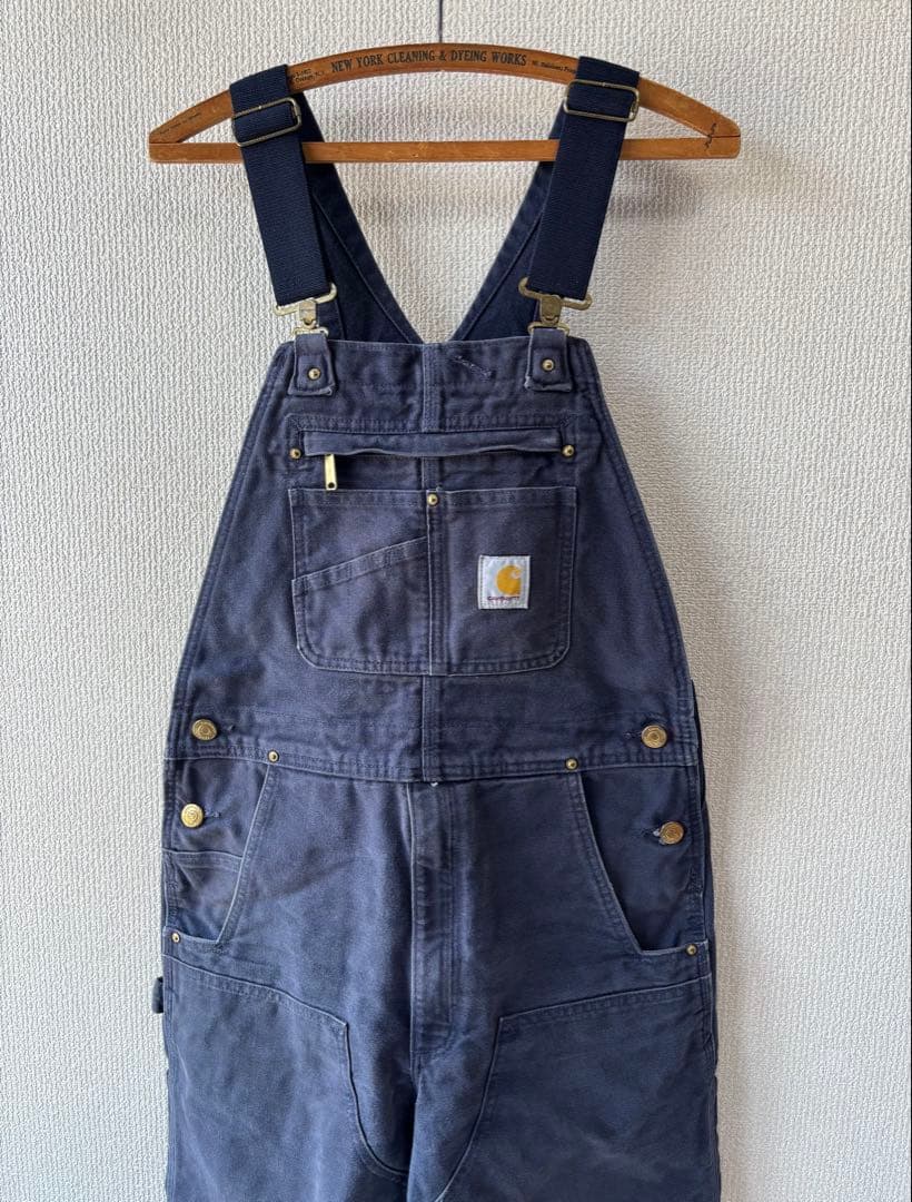 Carhartt ダック ダブルニー オーバーオール 32 カーハート ワーク