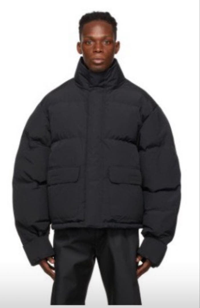 Entire studios ブラックPFDダウン パファージャケット