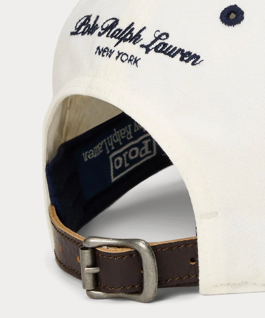 POLO RALPH LAUREN ツートーン クレスト ツイル キャップ