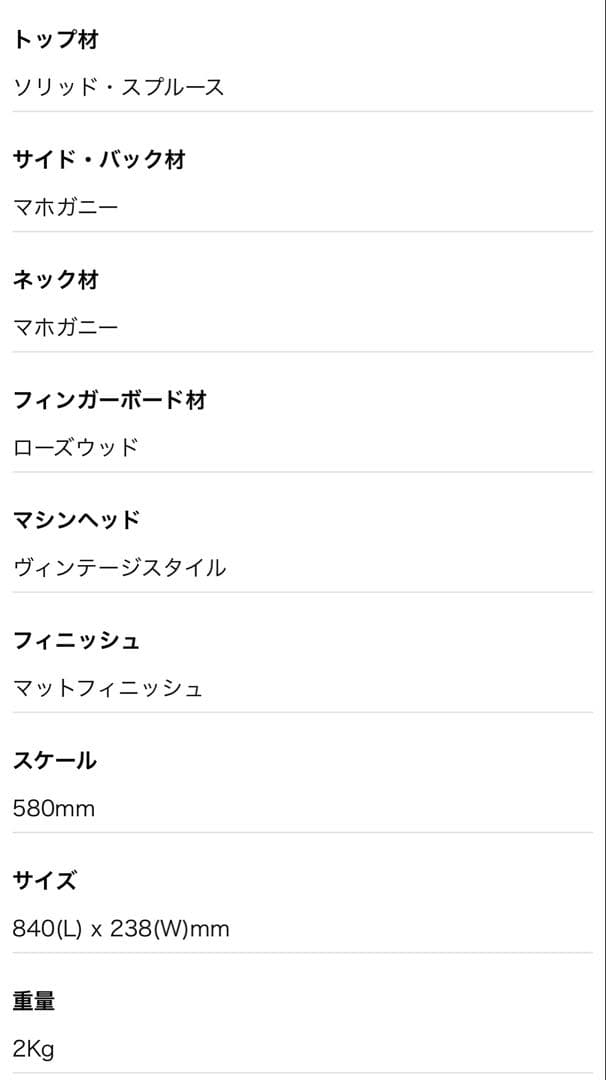 SX トラベラーギター TG1