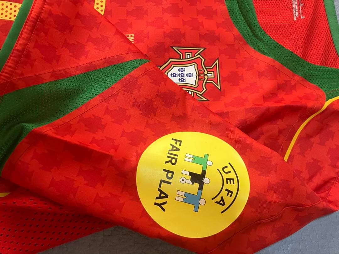 ポルトガル代表ロナウド選手2004ユーロ決勝ユニフォーム　トータル90 NIKE