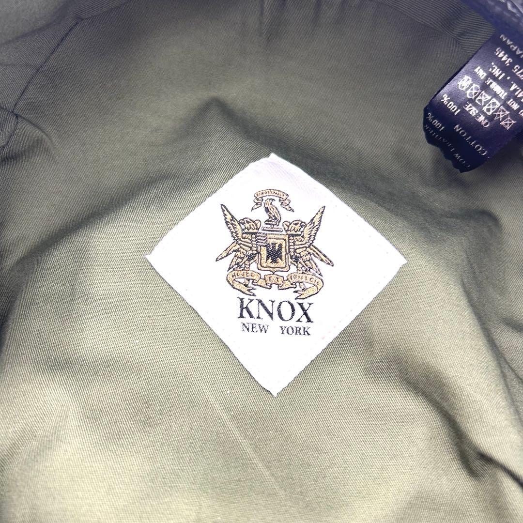 ★激レア★【新品同様】KNOX CA4LA キャスケット レザーハンチング帽