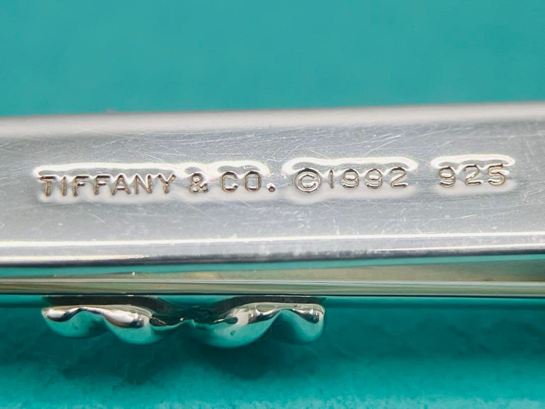 c723 美品　ティファニー　1992 シグネチャー　ネクタイピン　925
